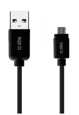 SBS datový kabel USB 2.0 na Micro USB černá / 1m / doprodej