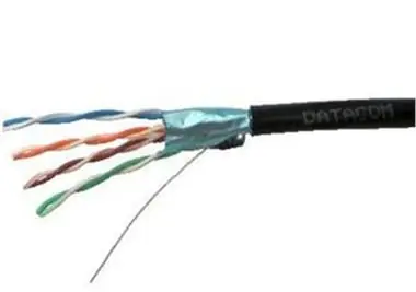 DATACOM FTP drát CAT5E 100m OUTDOOR / černý