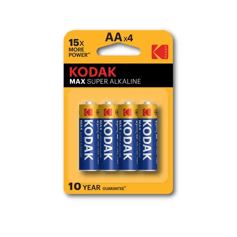 KODAK MAX alkalická baterie AA (blistr) 4ks