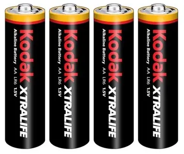 KODAK XTRALIFE alkalická baterie AA / 4ks / blister