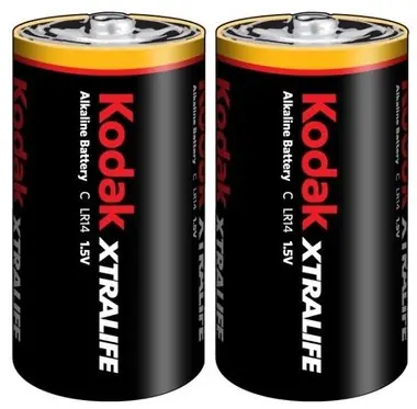 KODAK XTRALIFE alkalická baterie C / 2ks / blister / doprodej
