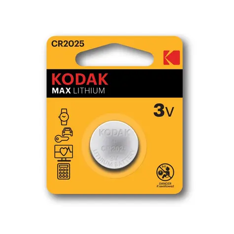 Kodak ULTRA malé lithiové baterie CR2025 / 1ks / blister