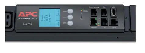 APC Rack PDU 2G AP8886/ Jednotka PDU s měřícími přístroji / ZeroU / 22.0kW(32A) / IEC 309 32A 3P->(30) C13 a (12) C19