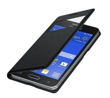 Samsung flipové pouzdro S-View pro Galaxy Core 2 (SM-G355) / černá