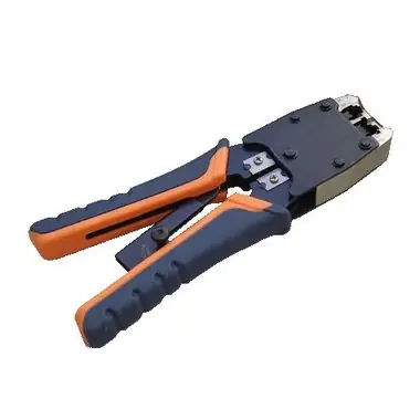 DATACOM Konektorovací kleště L-PROFI (NJNDTC1004) / 8P+6P OR/BL / RJ45/12/11