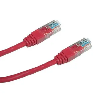 DATACOM Patch kabel UTP CAT6 / 0.5m / červený