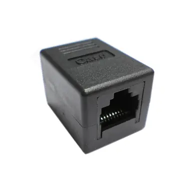 DATACOM Spojka UTP CAT6 / 2xRJ45 (8p8c) / přímá / černá