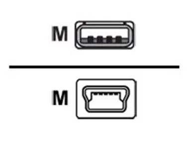 Cisco CAB-CONSOLE-USB / kabel USB A samec - mini USB B samec