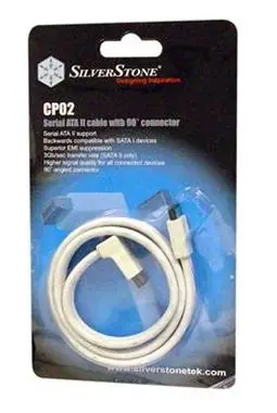 SilverStone SST-CP02 / kabel Serial  ATA II / konektor 90 stupňů / 50cm