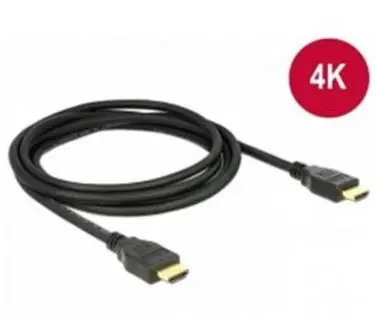 Delock Cable High Speed HDMI with Ethernet HDMI A male > HDMI A male 4K / 1 m