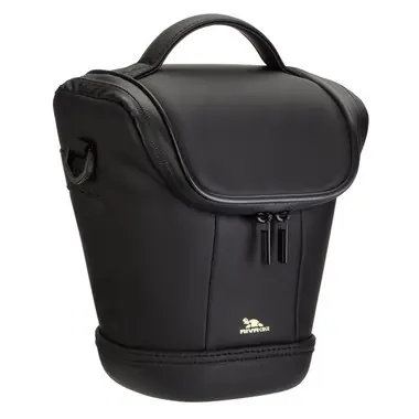 Riva Case 1502 / antishock pouzdro pro zrcadlovky a ultrazoomy / černé