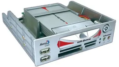 AeroCool Infinity stříbrná / multifukční panel s  2.5