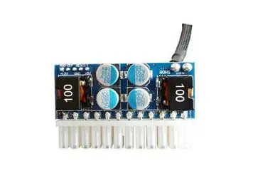 EUROCASE měnič DC-DC (in 12V out ATX) 90W pico PSU / 24pin / 4pin / molex / SATA / eff. 92+