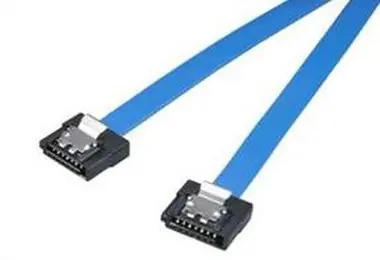 AKASA AK-CBSA05-15BL PROSLIM modrá / propojovací SATA kabel / ultra-tenký / 15cm 