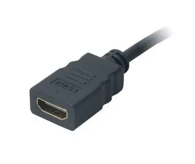 AKASA AK-CBHD09-25BK / kabelová redukce / HDMI na Micro HDMI / pozlacené kontakty / 0.25m 