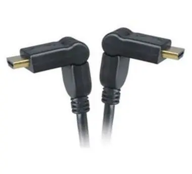 AKASA AK-CBHD11-20BK / HDMI propojovací kabel / pozlacené konektory / otočné hlavice / 2m
