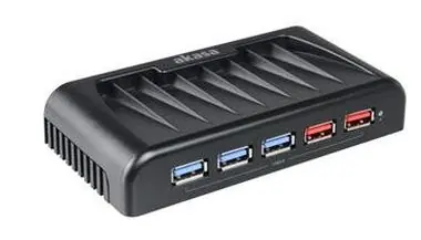 AKASA AK-HB-11BK / 7-portový externý USB 3.0 HUB