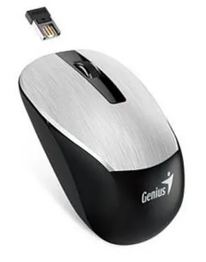 Genius NX-7015 stříbrná / 1600 dpi / Blue-Eye senzor / bezdrátová