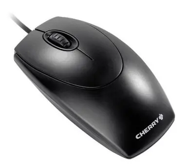 Cherry Wheel černá / myš / optická / 1000dpi / USB / adaptér na PS/2