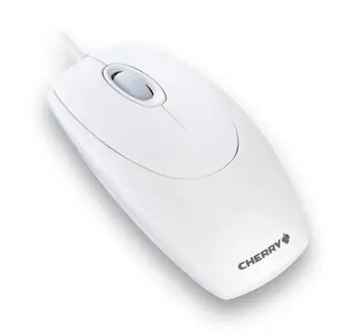 Cherry Wheel bílá / myš / optická / 1000dpi / USB / adaptér na PS/2