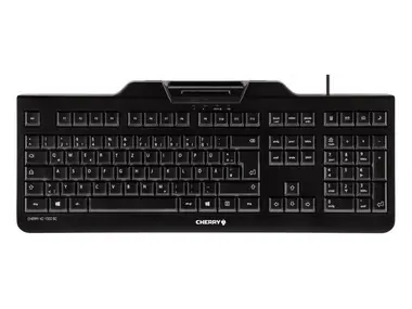 Cherry klávesnice se čtečkou karet KC 1000 SC / USB / ISO 7816 podporované karty / černá / EU