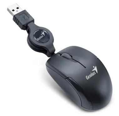 Genius Micro Traveler V2 černá / drátová / 1200 dpi / USB