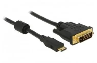 Delock HDMI kabel Mini-C samec > DVI 24+1 samec / 1 m