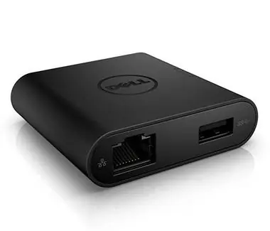DELL adaptér USB-C na HDMI VGA Ethernet / USB 3.0