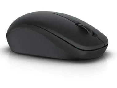 DELL WM126 černá / Bezdrátová optická myš / 1000dpi / 3 tlačítka / USB / 1x AA baterie