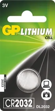 GP Lithiová knoflíková baterie CR2032 / 1ks
