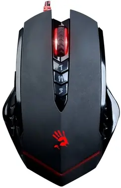 A4tech BLOODY V8 Core3 s kovovýma nožičkama / herní myš / 3200DPI / HoleLess / 160KB paměť / černá