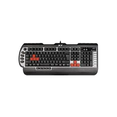 A4tech G800V / voděodolná profesionální herní klávesnice / USB / černá