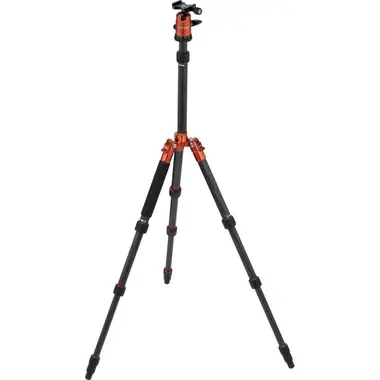 Rollei Compact Traveler No 1 Carbon oranžová / Zátěž 8kg / Vytažený 142 cm / Karbon