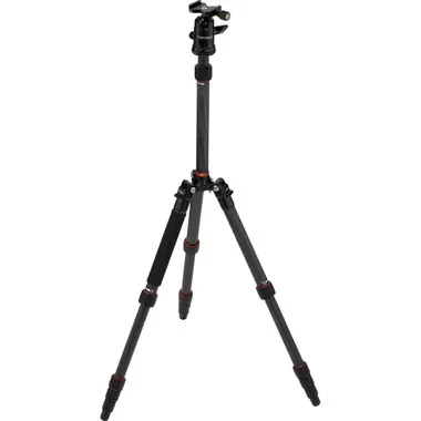 Rollei Compact Traveler No 1 Carbon černá / Zátěž 8kg / Vytažený 142 cm / Karbon
