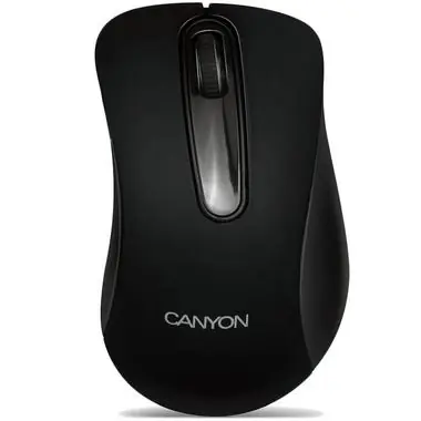 CANYON CNE-CMS2 / drátová USB myš / 3 tlačítka / 800 dpi / černá
