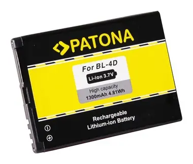 PATONA baterie pro mobil Nokia BL-4D / 1300mAh / 3.7V / Li-Ion