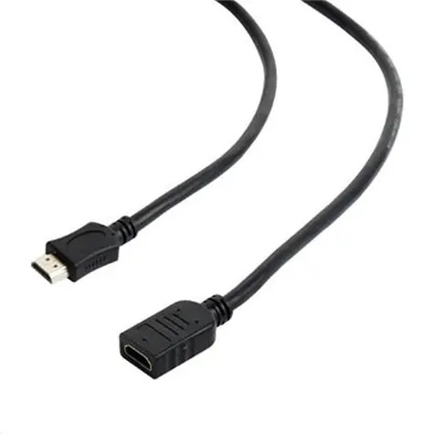 Gembird C-TECH Kabel HDMI-HDMI 1.4 M/F 1.8m černý / stíněný / zlacené kontakty
