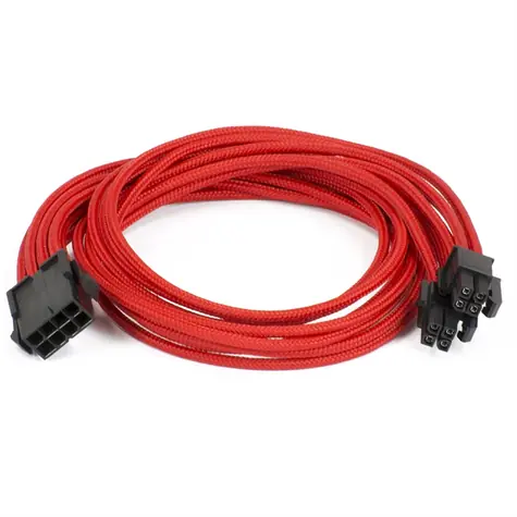 Phanteks 8-Pin EPS12V kabel červená / prodlužovací / 50cm