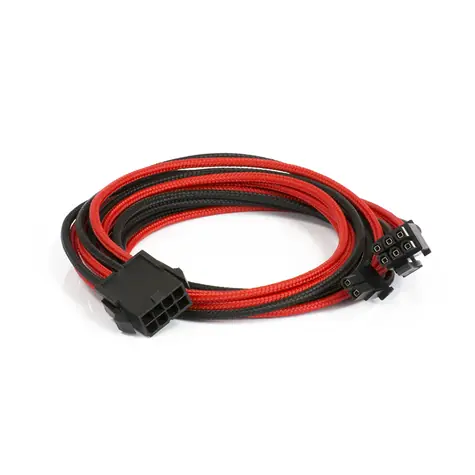 Phanteks 6+2-Pin PCIe kabel černo-červená / prodlužovací / 50cm