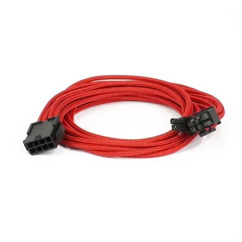 Phanteks 6+2-Pin PCIe kabel / prodlužovací / 50cm / červený