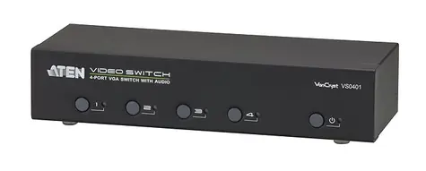 ATEN VS0401 / 4-Port VGA Switch s Audio