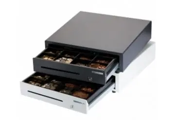 METAPACE K-1 pokladní zásuvka leštěná nerezová ocel / 24V / RJ12 / pro tiskárny