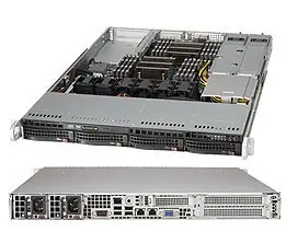 SUPERMICRO 1U server (SYS-6018R-WTR) / 2x LGA2011-3 / iC612 / 16x DDR4 ECC R / 4x SATA3 HS (3.5