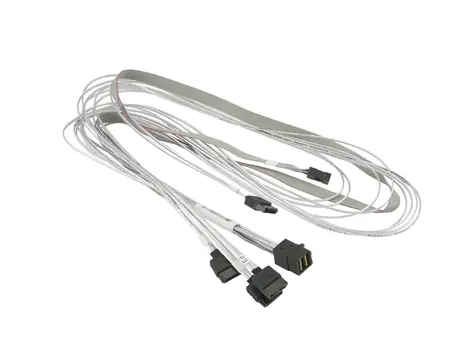SUPERMICRO CBL-SAST-0556 / SAS3 Cable SFF-8643 (mini SAS HD) to 4 x SATA with sideband signals 75-90cm
