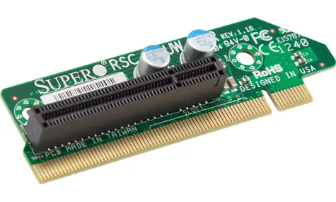 SUPERMICRO RSC-R1UW-E8R / 8x PCI-e 1U Riser Card