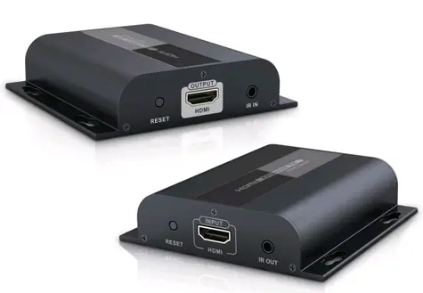 PremiumCord HDMI extender na 120m přes LAN / over IP / HDBitT