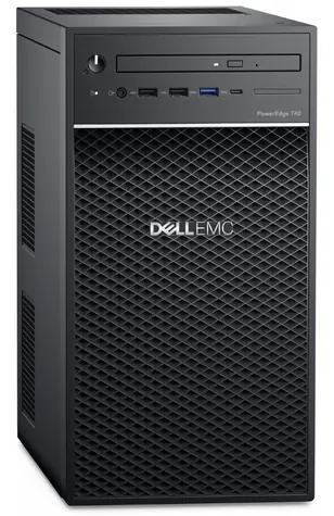 DELL PowerEdge T40 / Intel Xeon E-2224G 3.5GHz / 16GB / 2x 1TB SATA + 2x 480GB SSD / 1x 300W / GLAN / DVD / 3YNBD