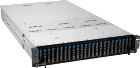 ASUS RS720A-E11-RS24U server černá / AMD EPYC 7003 / AMD 2x SP3 / 32x DDR4 / 24x SATA / LAN / USB / 2U