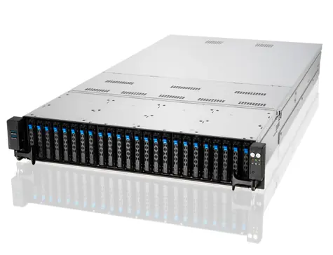 ASUS RS520A-E11-RS24U server černá / AMD EPYC 7003 / AMD 1x SP3 / 16x DDR4 / 24x SATA / LAN / USB / 2U