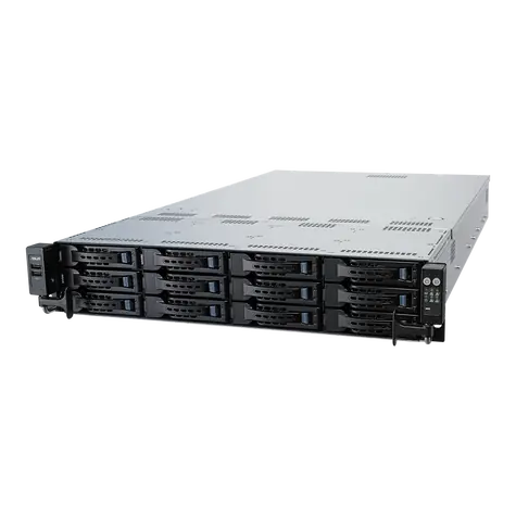ASUS RS720-E9-RS12-E server černá / Intel Xeon / 2x LGA 3647 / 24x DDR4 / 12x SATA / LAN / USB / 2U